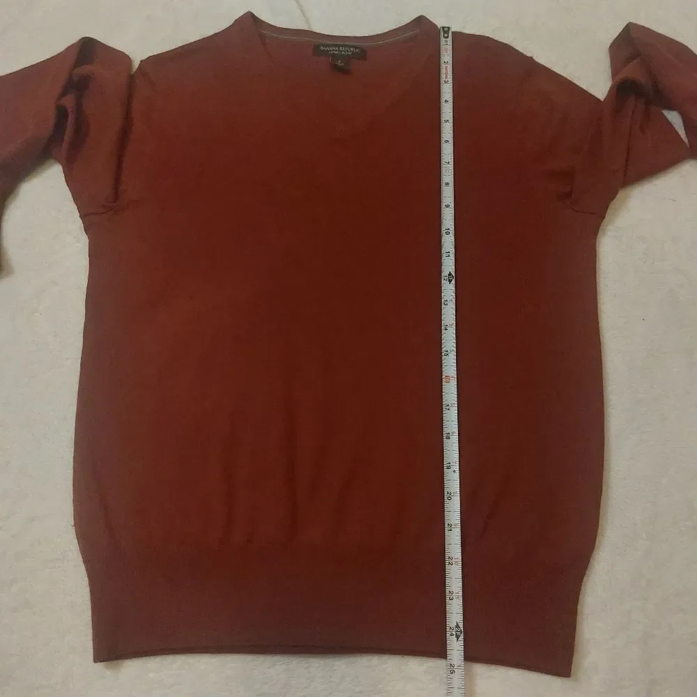 Banana Republic Luxury Blend Sweater Size Small Silk Cotton Cashmere